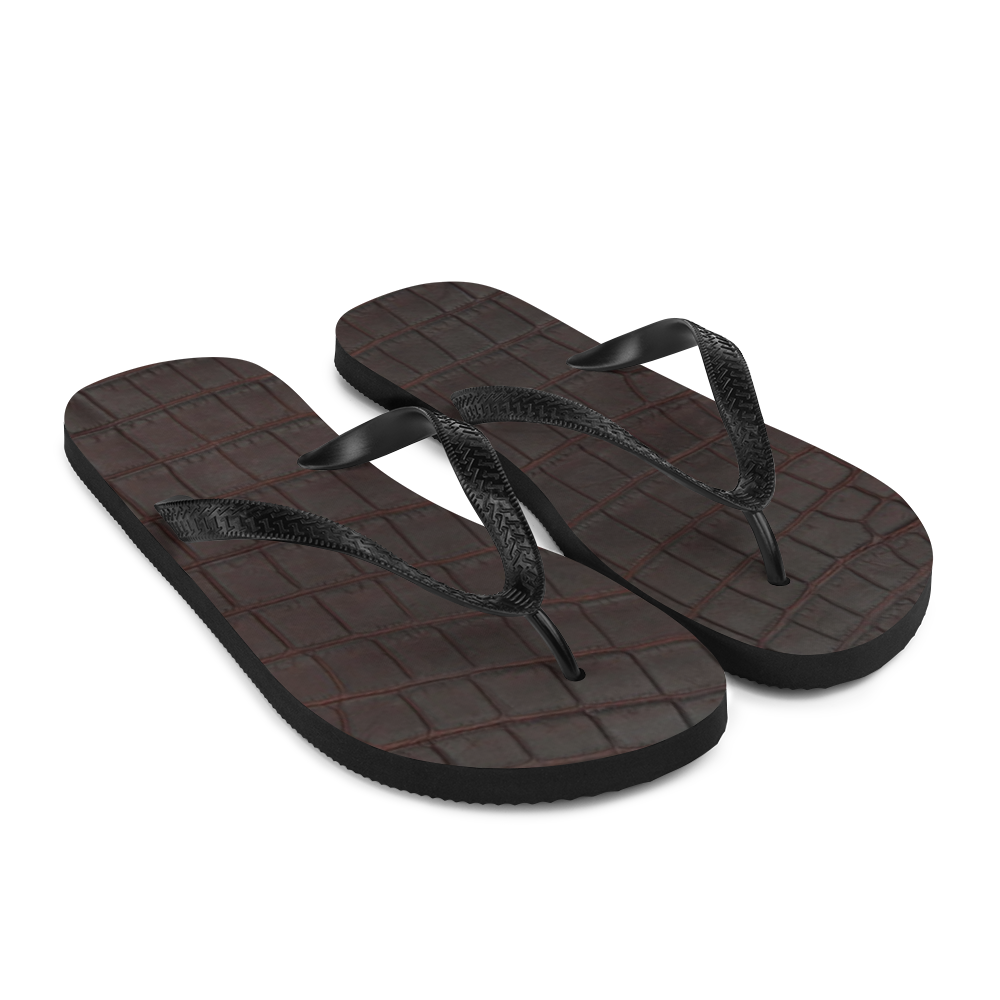 Nile Crocodile Flip Flop