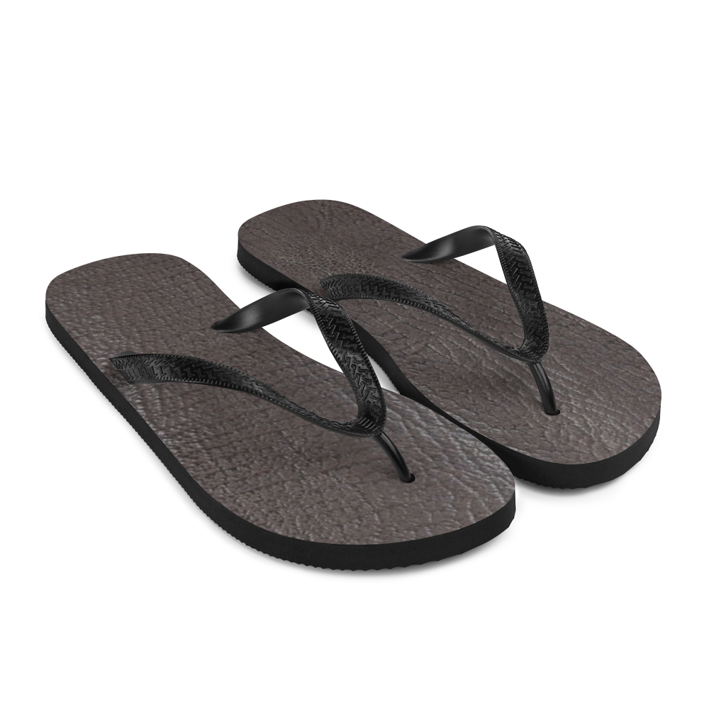 Bronze Shark Flip Flops