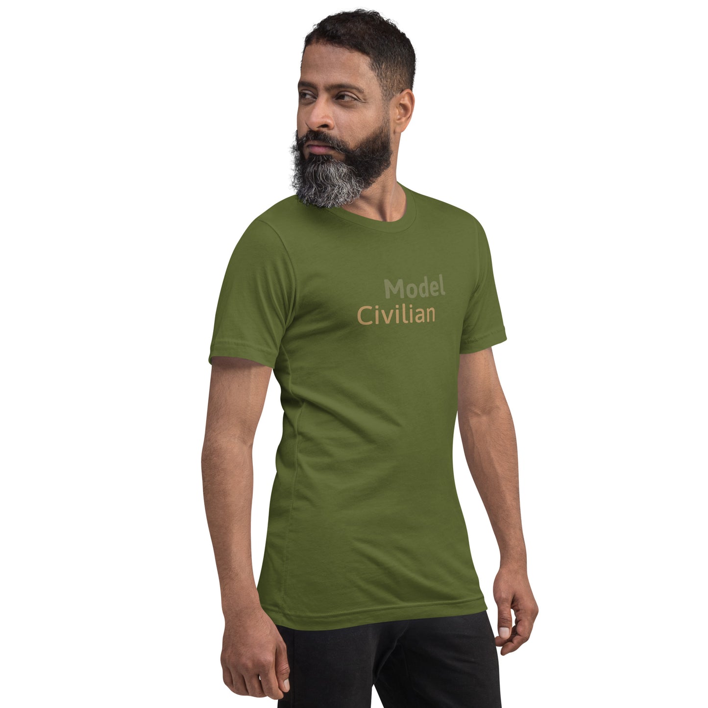 Mod Civ Shirt Green/Tan Font (Slim fit)